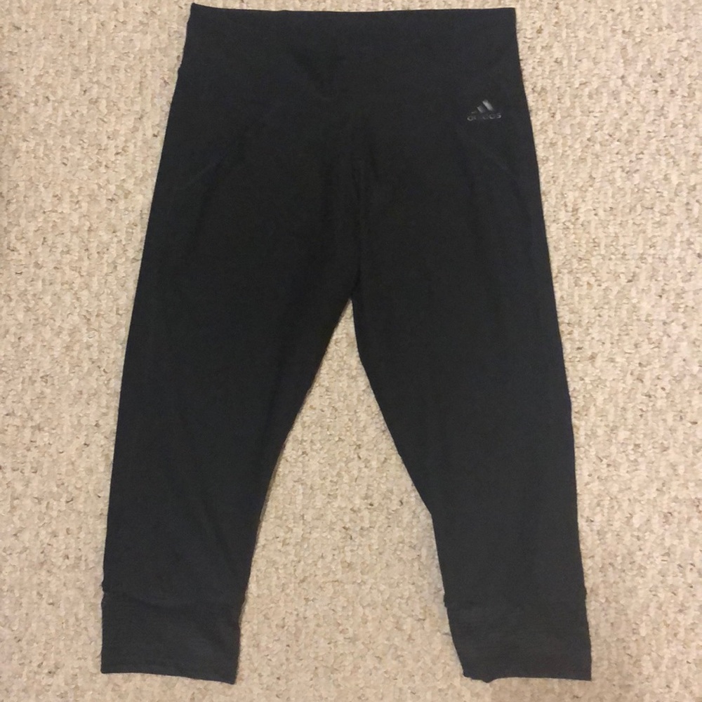 Adidas Climate Black Cropped Workout Pants